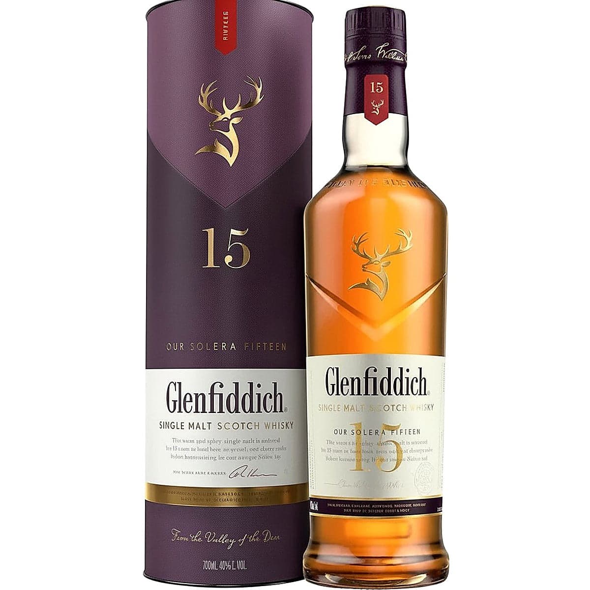 Glenfiddich 15 Year Solera Reserve Single Malt Scotch Whisky